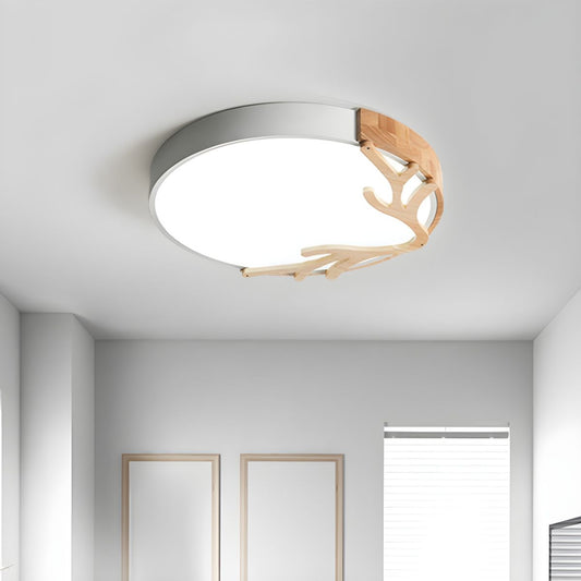 Nordic Kids Metal Antler Flush Mount Ceiling Light | Ceiluna