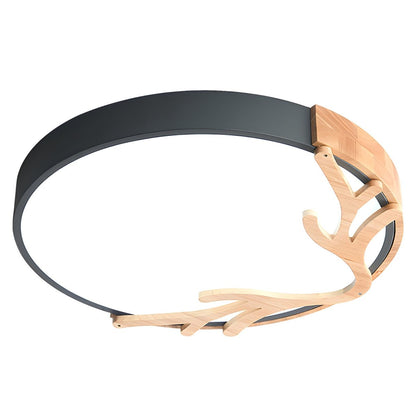 Nordic Kids Metal Antler Flush Mount Ceiling Light | Ceiluna