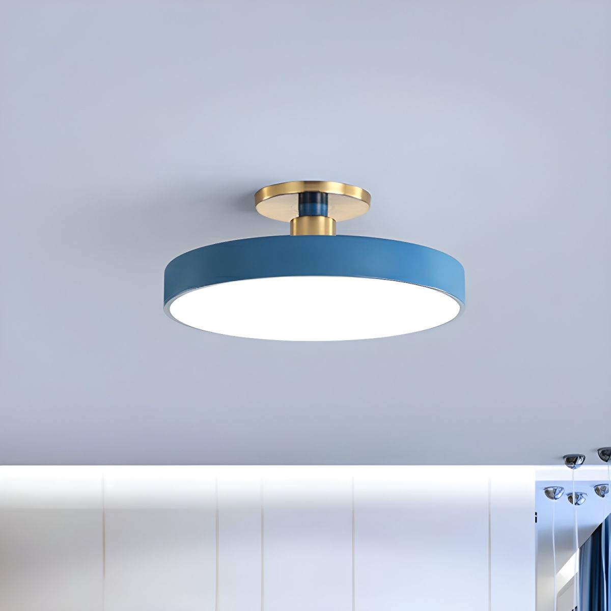 Nordic LED Acrylic Ceiling Light for Modern Bedrooms | Lumeor