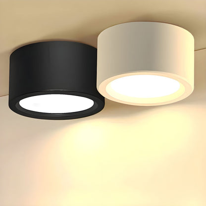 Nordic LED Cylinder Flush Mount Ceiling Fixture | Cylume