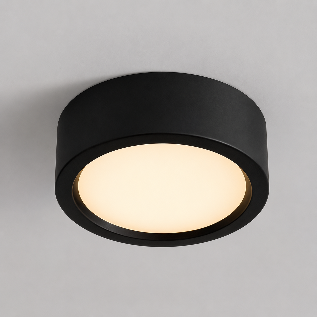 Nordic LED Cylinder Flush Mount Ceiling Fixture | Cylume
