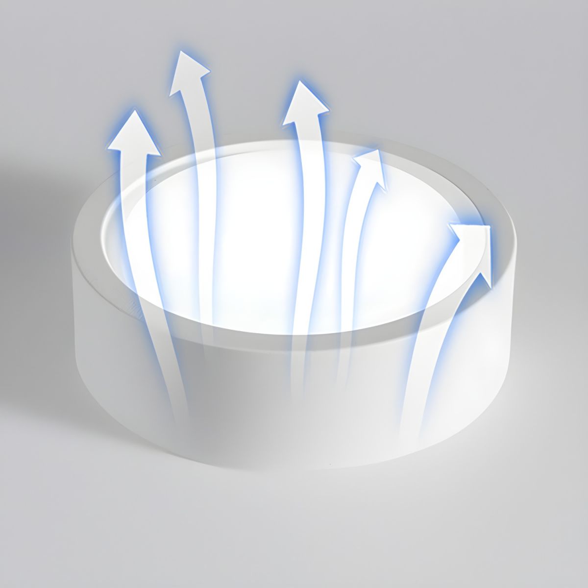 Nordic LED Cylinder Flush Mount Ceiling Fixture | Cylume