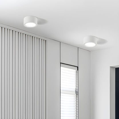 Nordic LED Cylinder Flush Mount Ceiling Fixture | Cylume