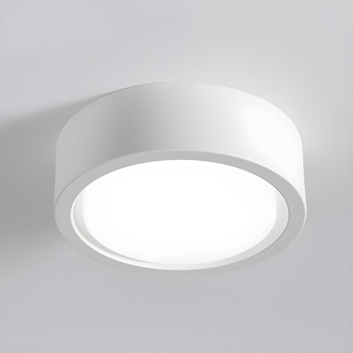 Nordic LED Cylinder Flush Mount Ceiling Fixture | Cylume