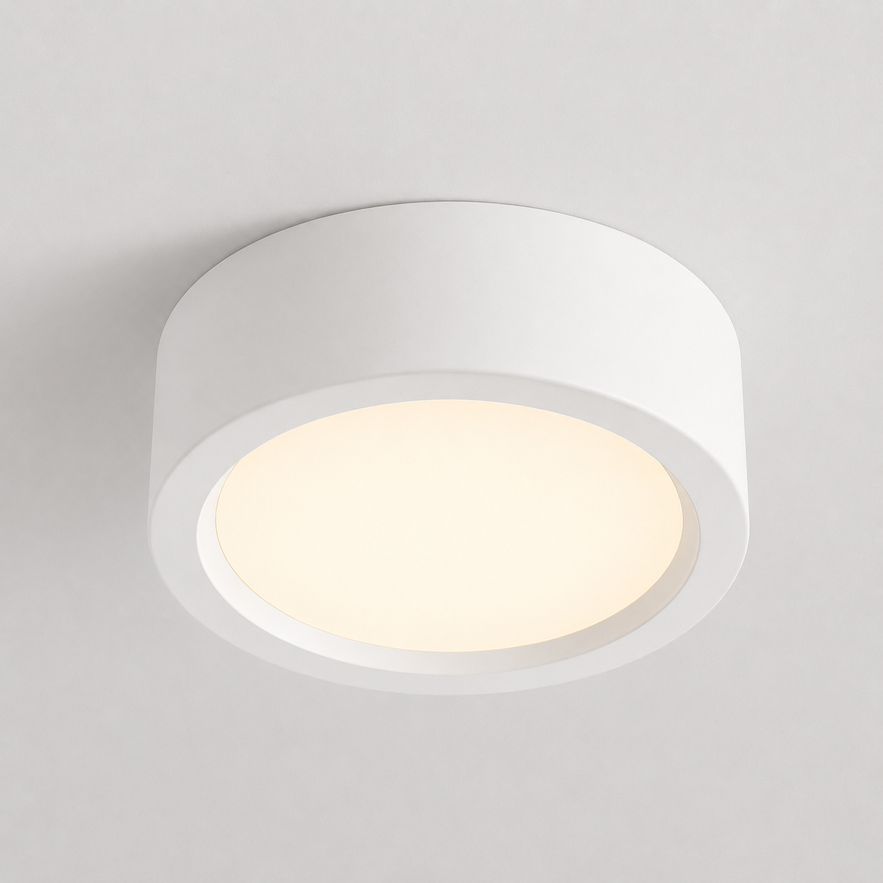 Nordic LED Cylinder Flush Mount Ceiling Fixture | Cylume