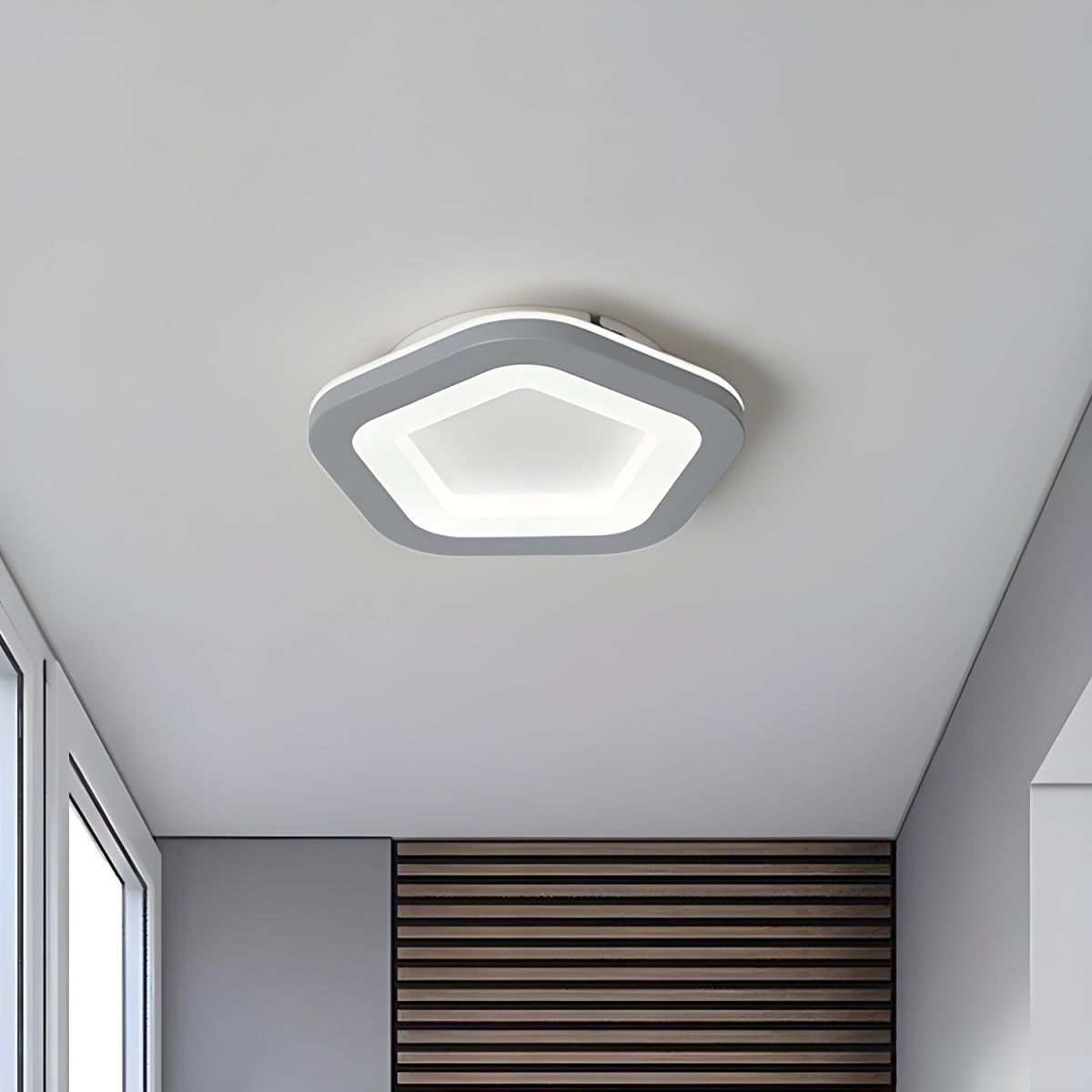 Nordic LED Flush Mount Ceiling Light Acrylic Shade | Delvra