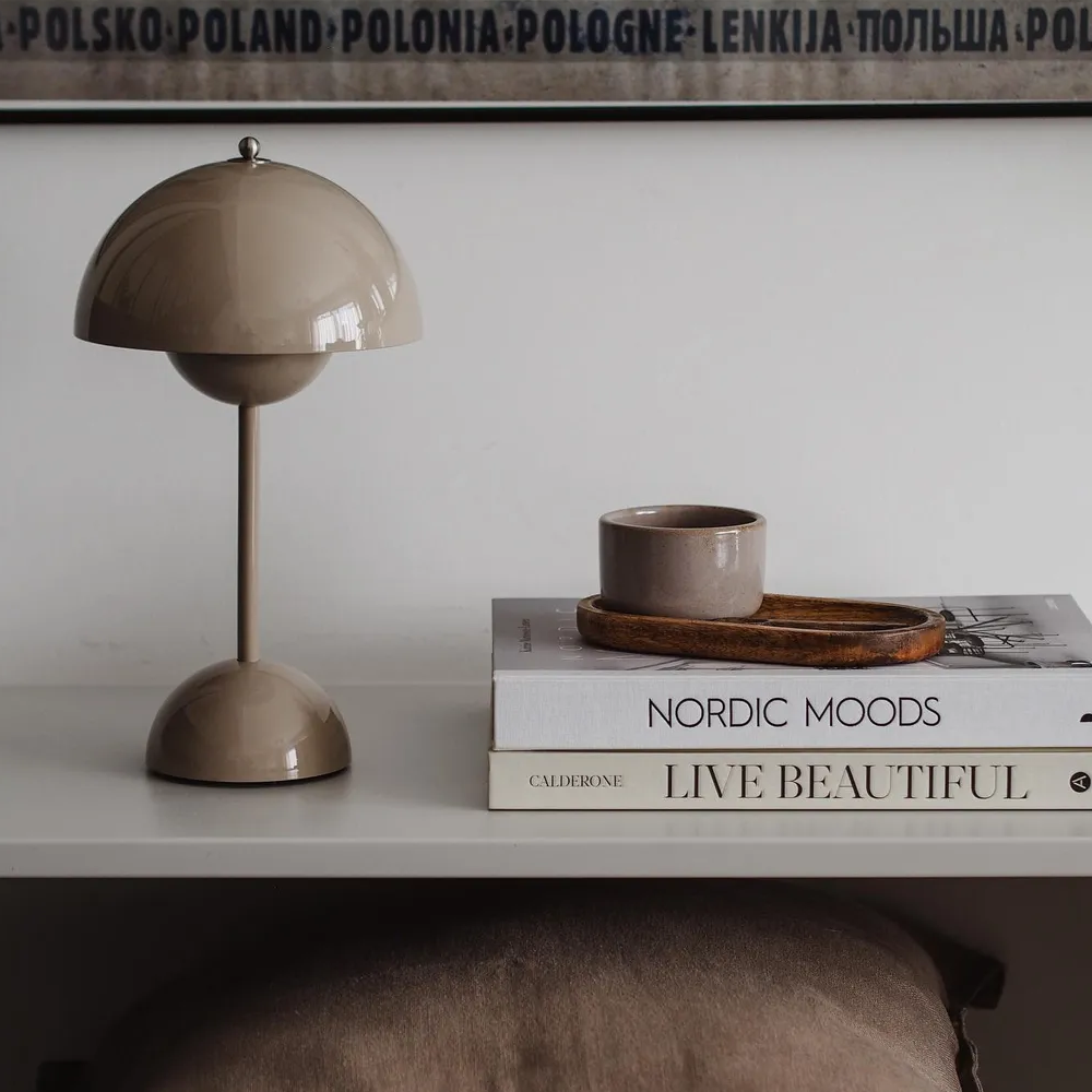 Nordic LED Table Lamp with Cordless Modern Design | Virelix
