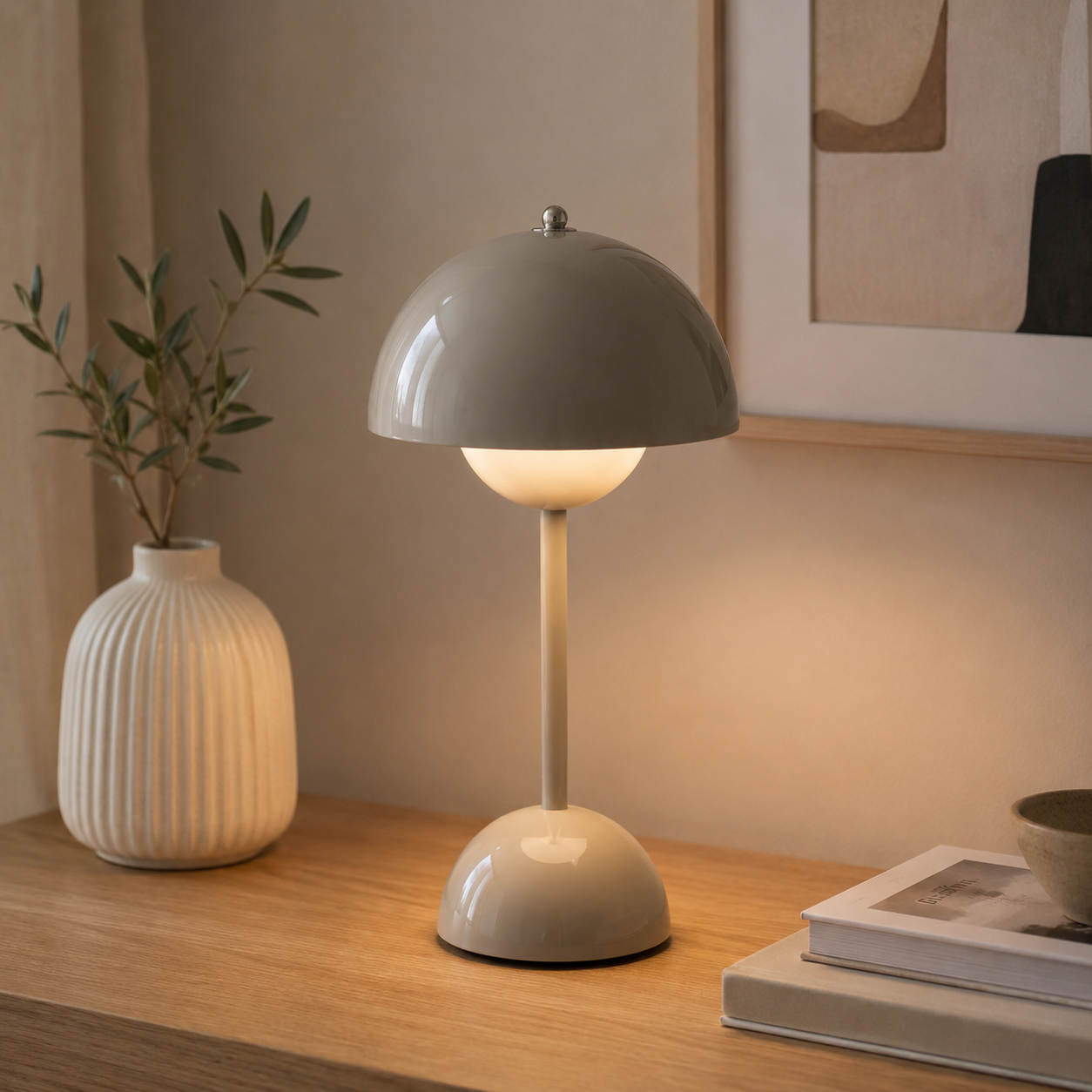 Nordic LED Table Lamp with Cordless Modern Design | Virelix