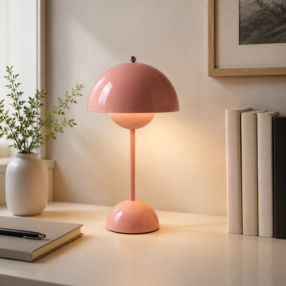 Nordic LED Table Lamp with Cordless Modern Design | Virelix