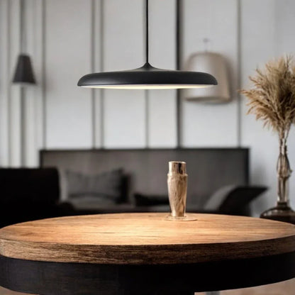 Nordic Linear Pendant Light With Warm Integrated LED | Zorvexa