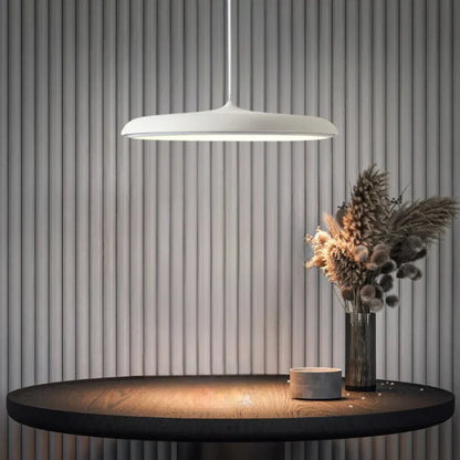Nordic Linear Pendant Light With Warm Integrated LED | Zorvexa
