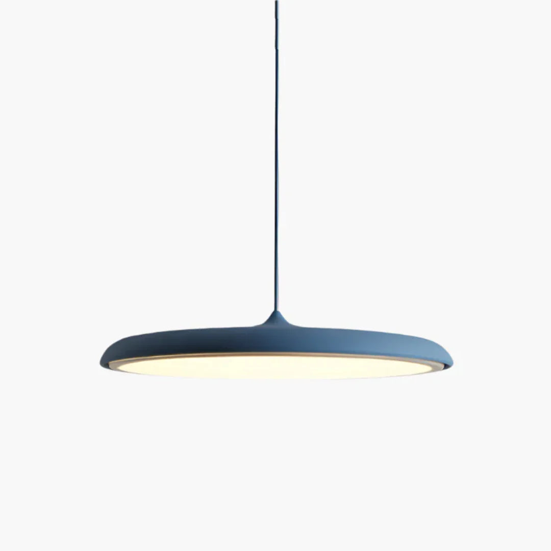 Nordic Linear Pendant Light With Warm Integrated LED | Zorvexa