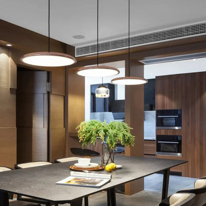 Nordic Linear Pendant Light With Warm Integrated LED | Zorvexa