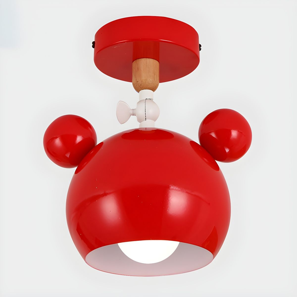 Nordic Macaron Metal Semi Flush Ceiling Light Fixture | Yorvix