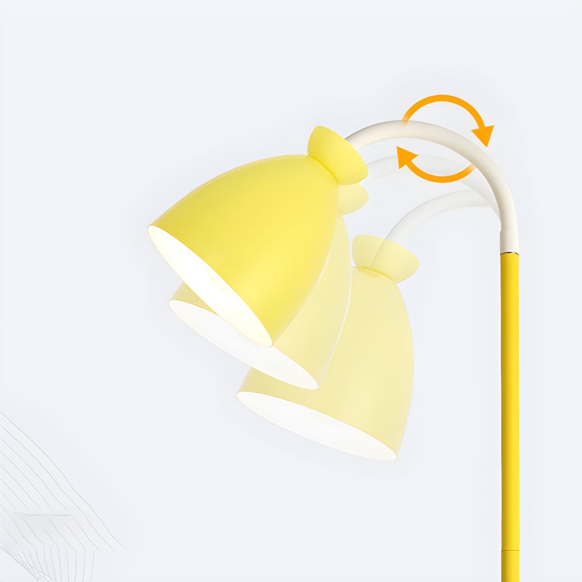Nordic Metal Bell Shade Floor Lamp for Reading | Lumetal