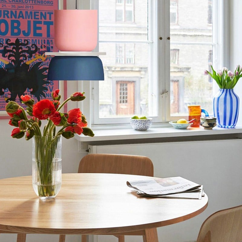 Nordic Metal Bowl Pendant Light With Matte Finish | Orvano