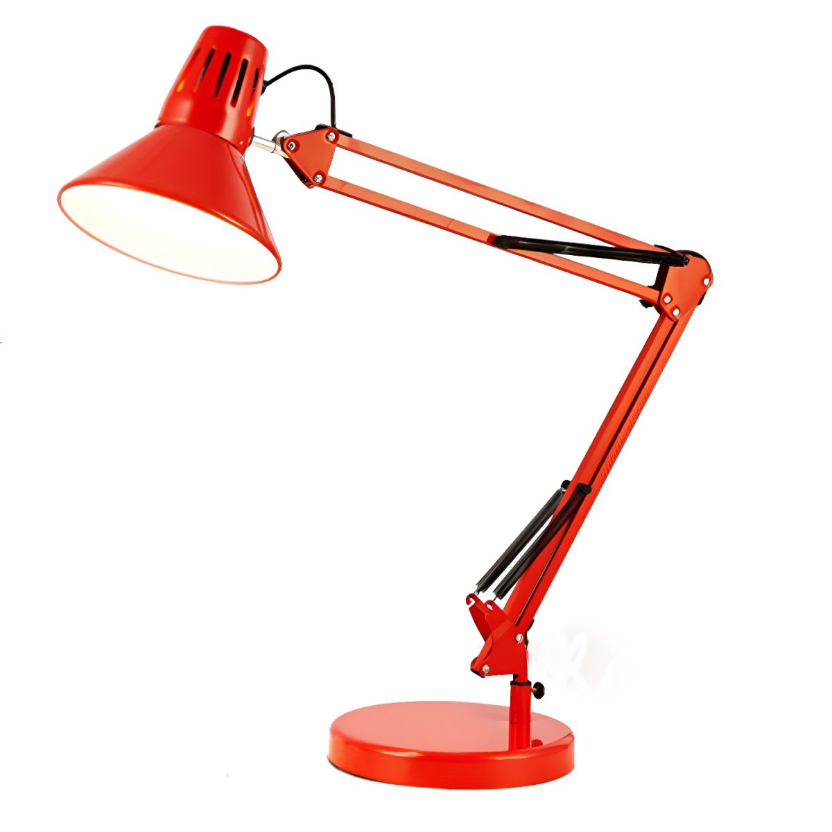Nordic Metal Cone Shade Table Lamp with Adjustable Arm | Varnico