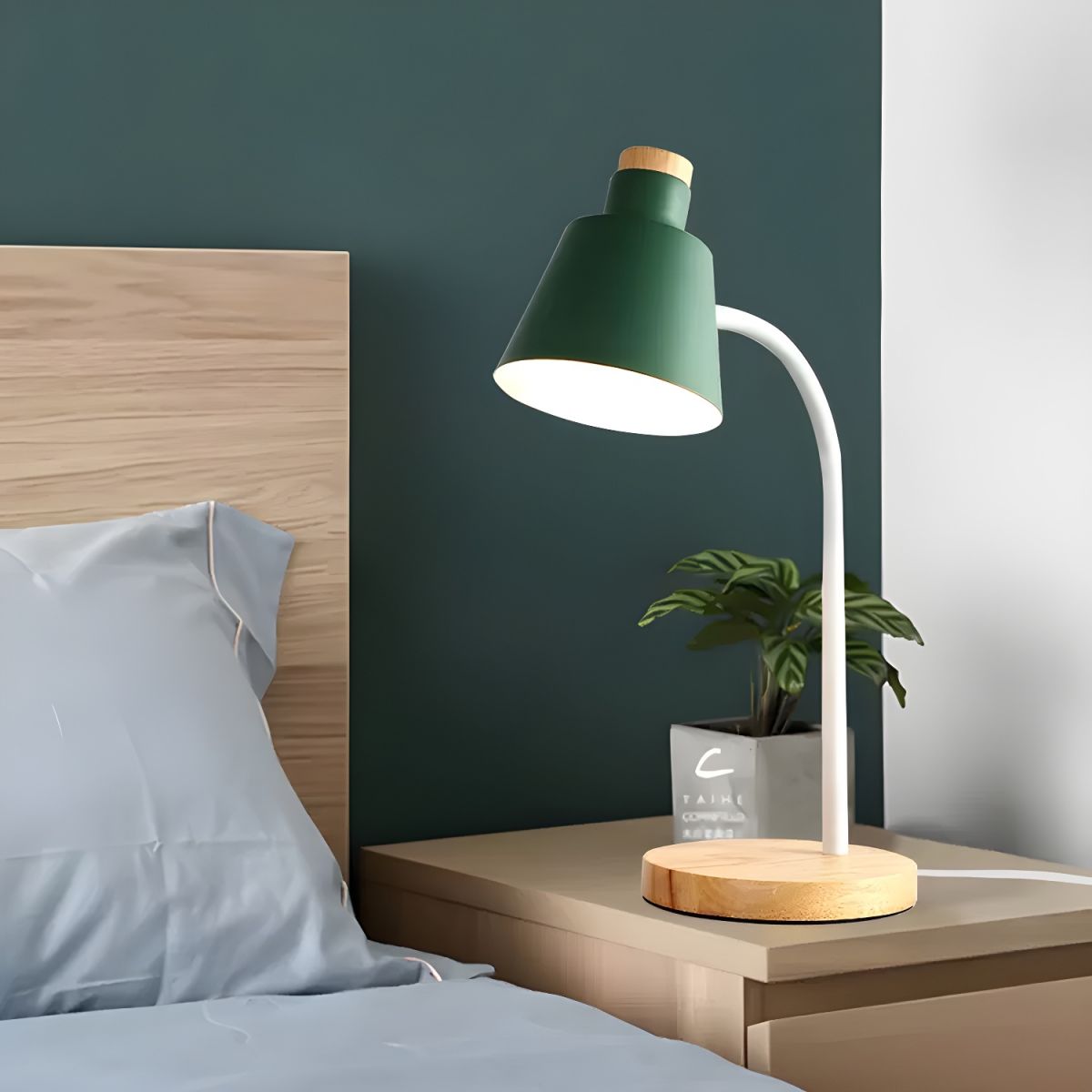 Nordic Metal Desk Lamp with Adjustable Shade | Quorvia