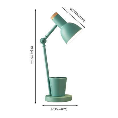 Nordic Metal Desk Lamp with Pen Holder Modern Style | Valnoro