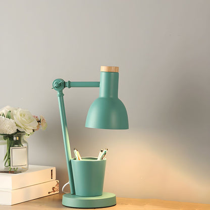 Nordic Metal Desk Lamp with Pen Holder Modern Style | Valnoro