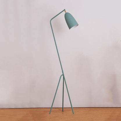 Nordic Metal Dome Floor Lamp With Arched Frame | Corvane