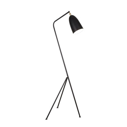 Nordic Metal Dome Floor Lamp With Arched Frame | Corvane