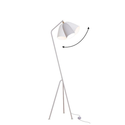 Nordic Metal Dome Floor Lamp With Arched Frame | Corvane