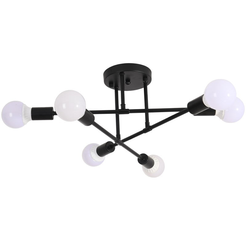 Nordic Metal Frame Ceiling Light for Modern Rooms | Norvexa