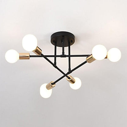 Nordic Metal Frame Ceiling Light for Modern Rooms | Norvexa