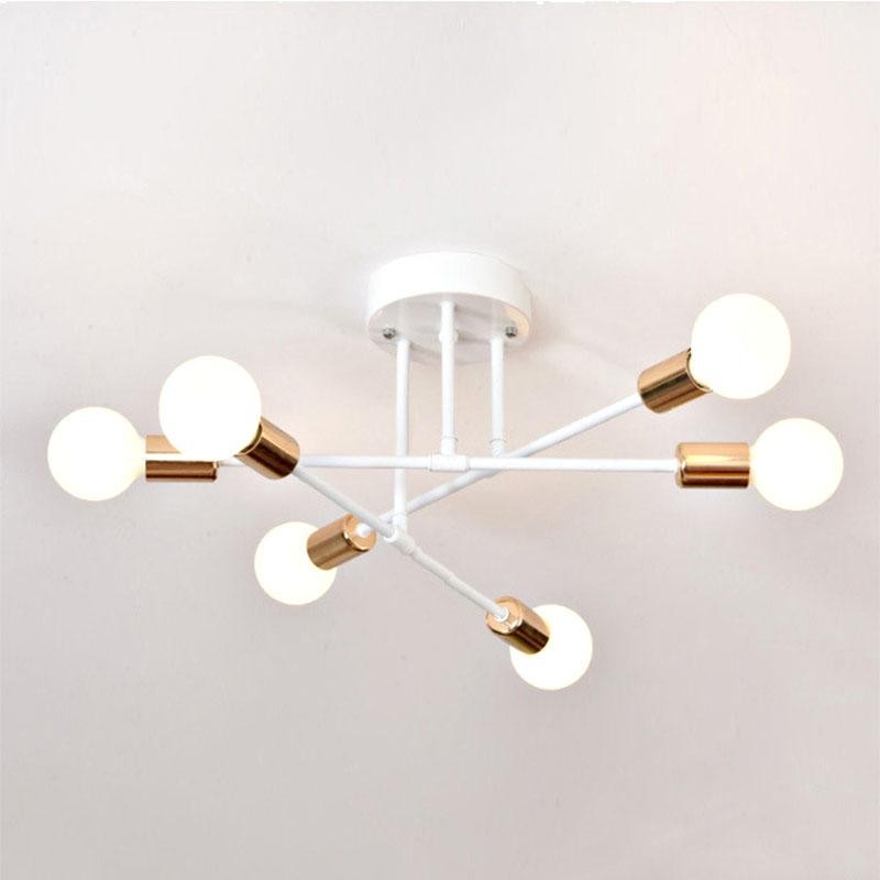 Nordic Metal Frame Ceiling Light for Modern Rooms | Norvexa