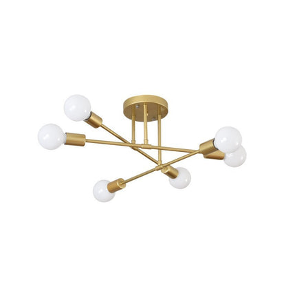 Nordic Metal Frame Ceiling Light for Modern Rooms | Norvexa