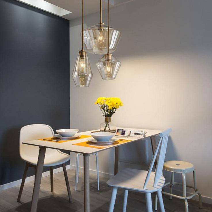 Nordic Metal Glass Cluster Pendant Light for Dining Areas | Zyvorin