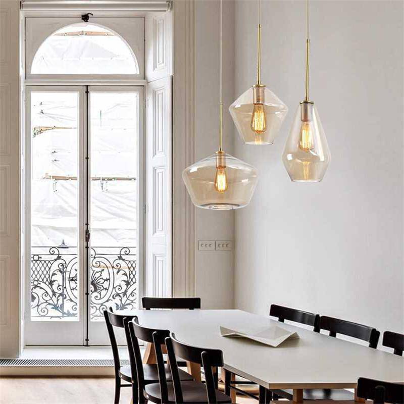 Nordic Metal Glass Cluster Pendant Light for Dining Areas | Zyvorin