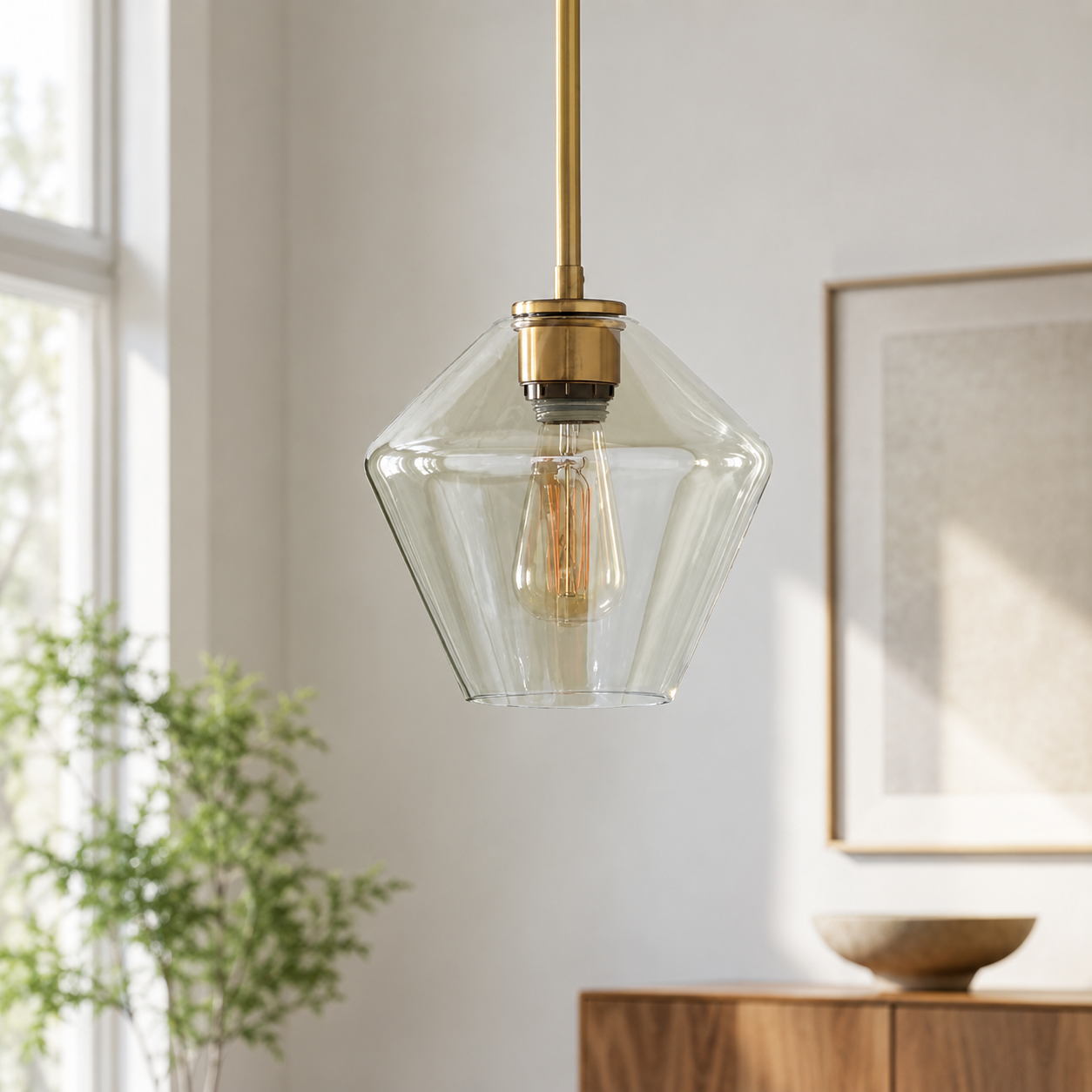 Nordic Metal Glass Cluster Pendant Light for Dining Areas | Zyvorin