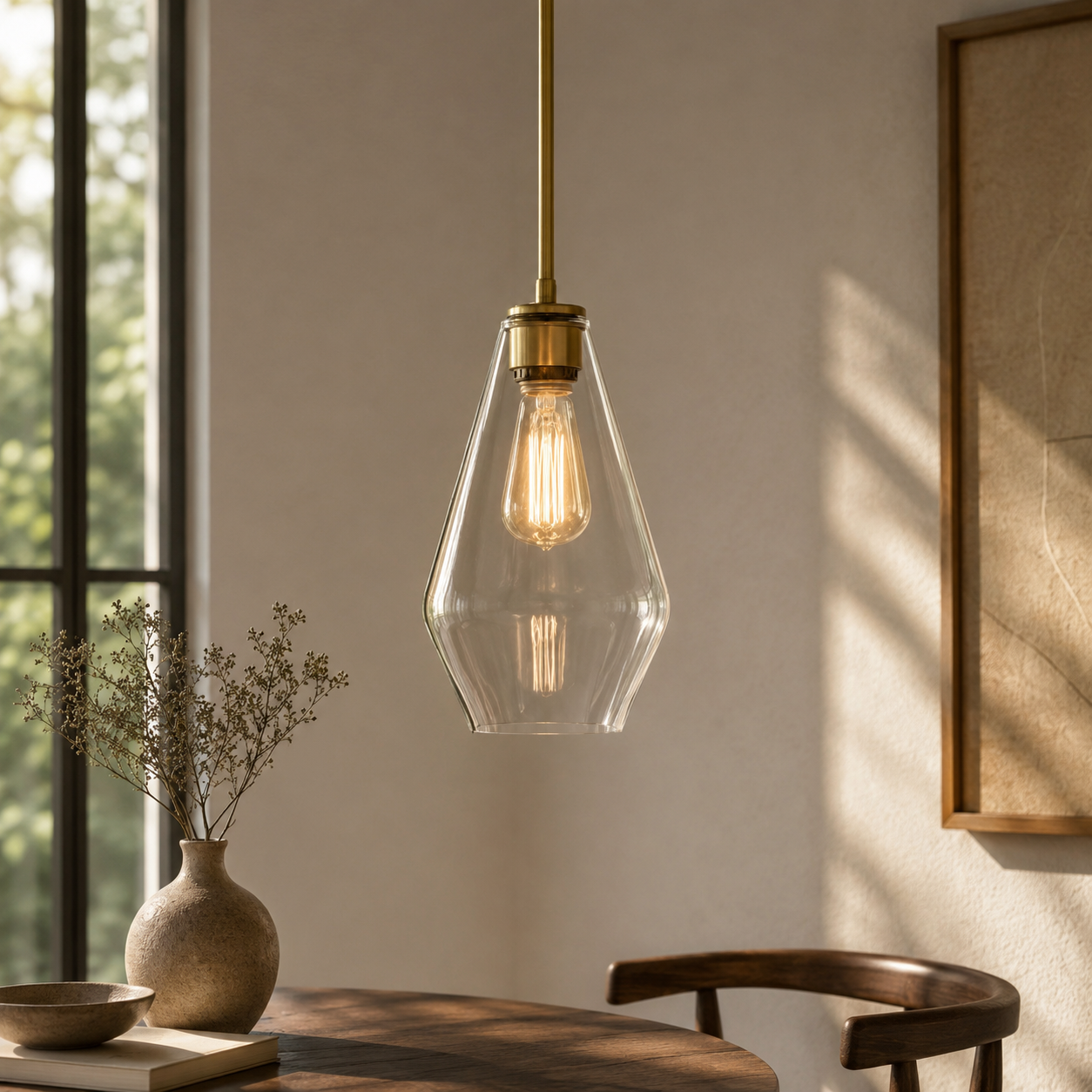 Nordic Metal Glass Cluster Pendant Light for Dining Areas | Zyvorin