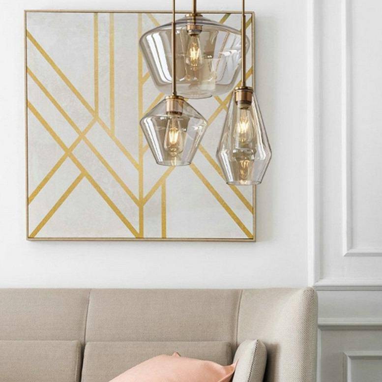Nordic Metal Glass Cluster Pendant Light for Dining Areas | Zyvorin