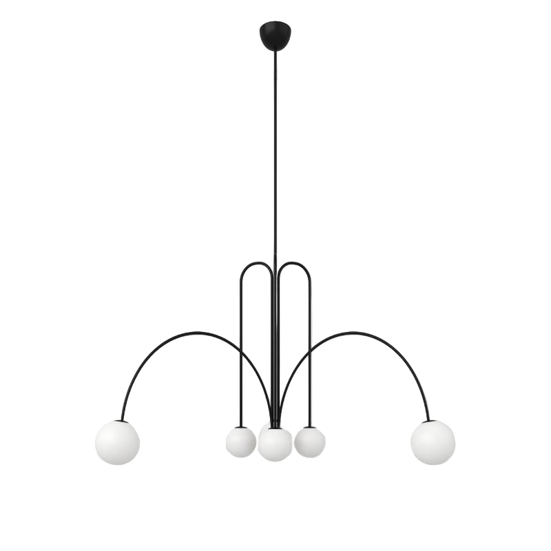 Nordic Metal Glass Pendant Chandelier Light Fixture | Lustra