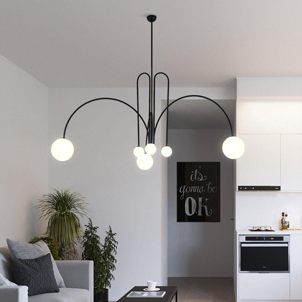 Nordic Metal Glass Pendant Chandelier Light Fixture | Lustra