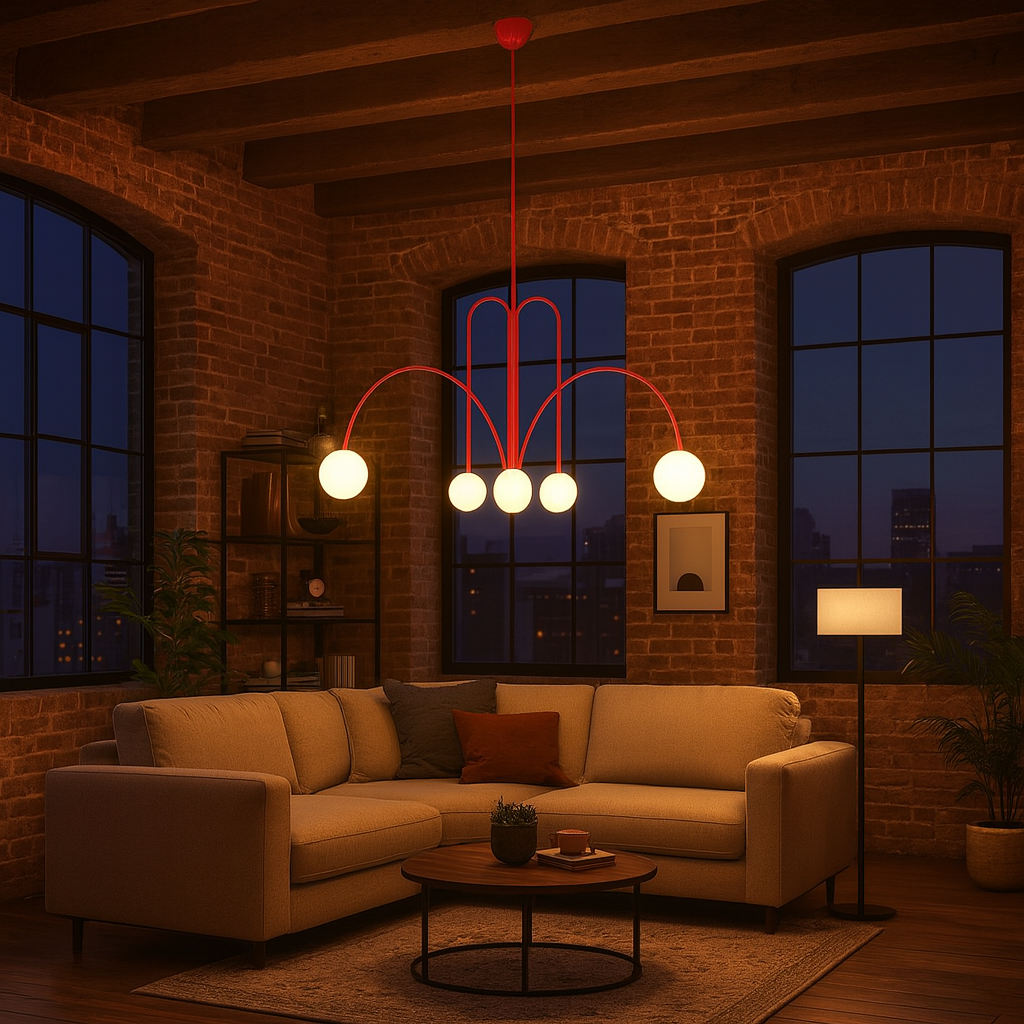 Nordic Metal Glass Pendant Chandelier Light Fixture | Lustra