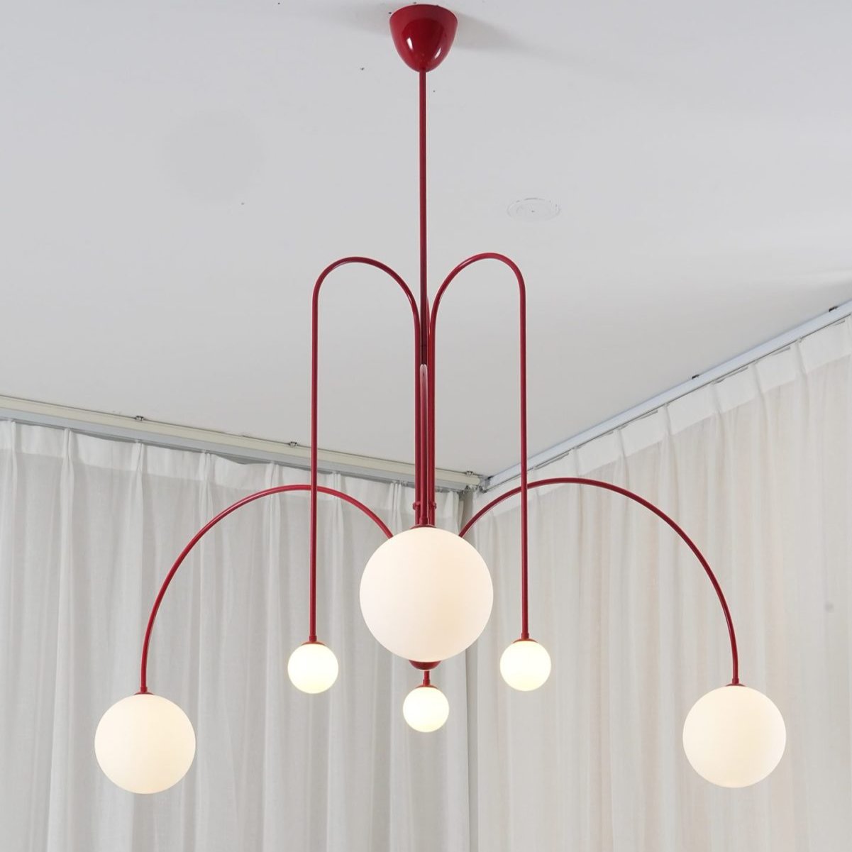 Nordic Metal Glass Pendant Chandelier Light Fixture | Lustra