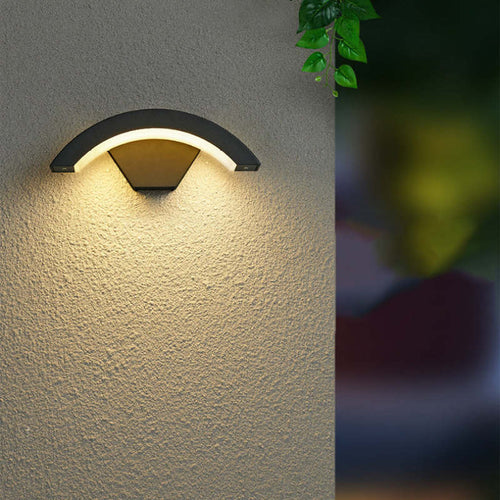 Nordic Metal Outdoor Wall Light With Motion Sensor | Morniq