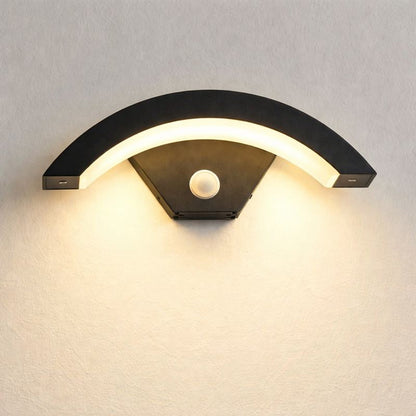 Nordic Metal Outdoor Wall Light With Motion Sensor | Morniq