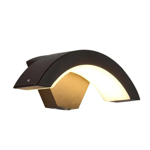 Nordic Metal Outdoor Wall Light With Motion Sensor | Morniq