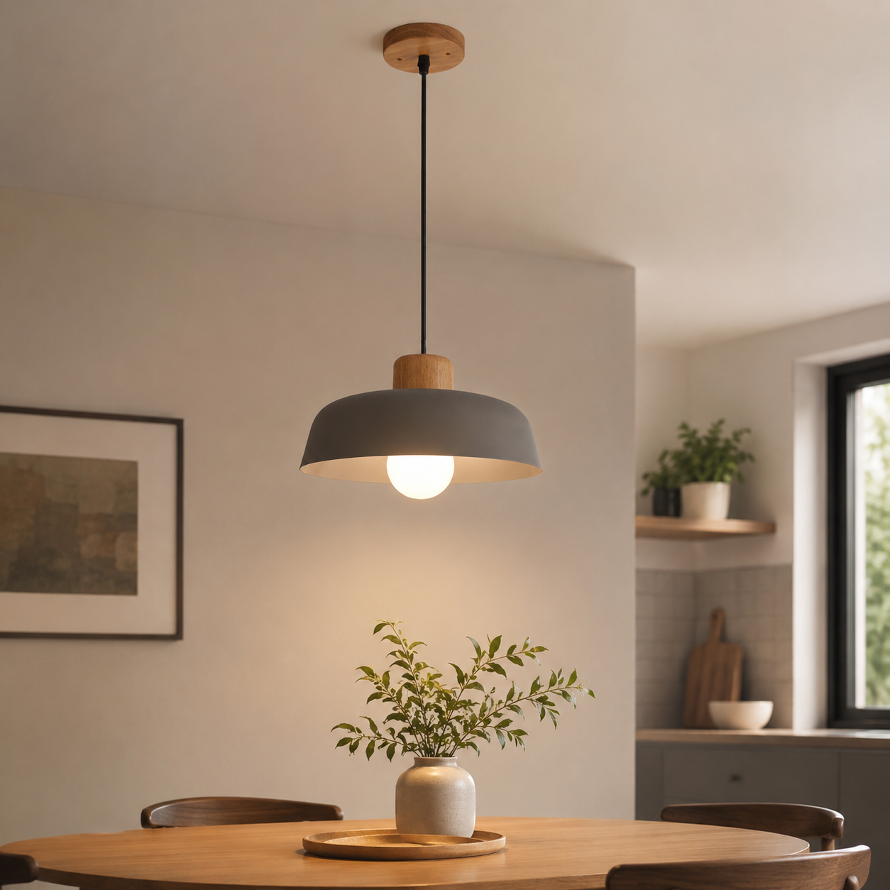 Nordic Metal Pendant Light With Focused LED Lighting | Morvexa