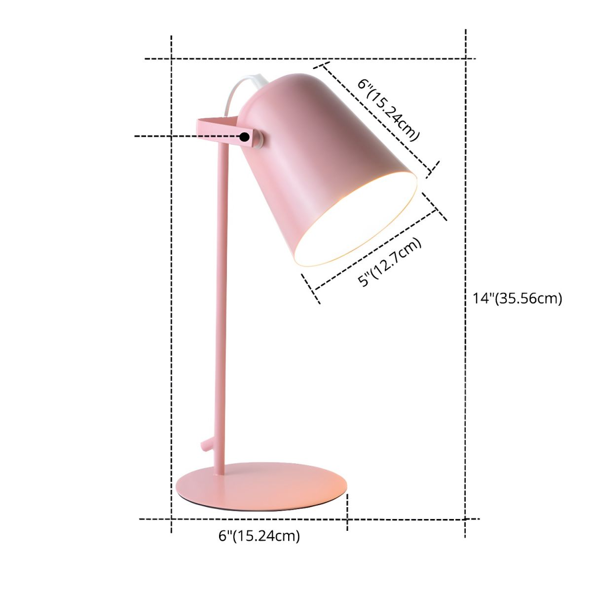 Nordic Metal Table Lamp with Bell Shade Modern Design | Cavelle
