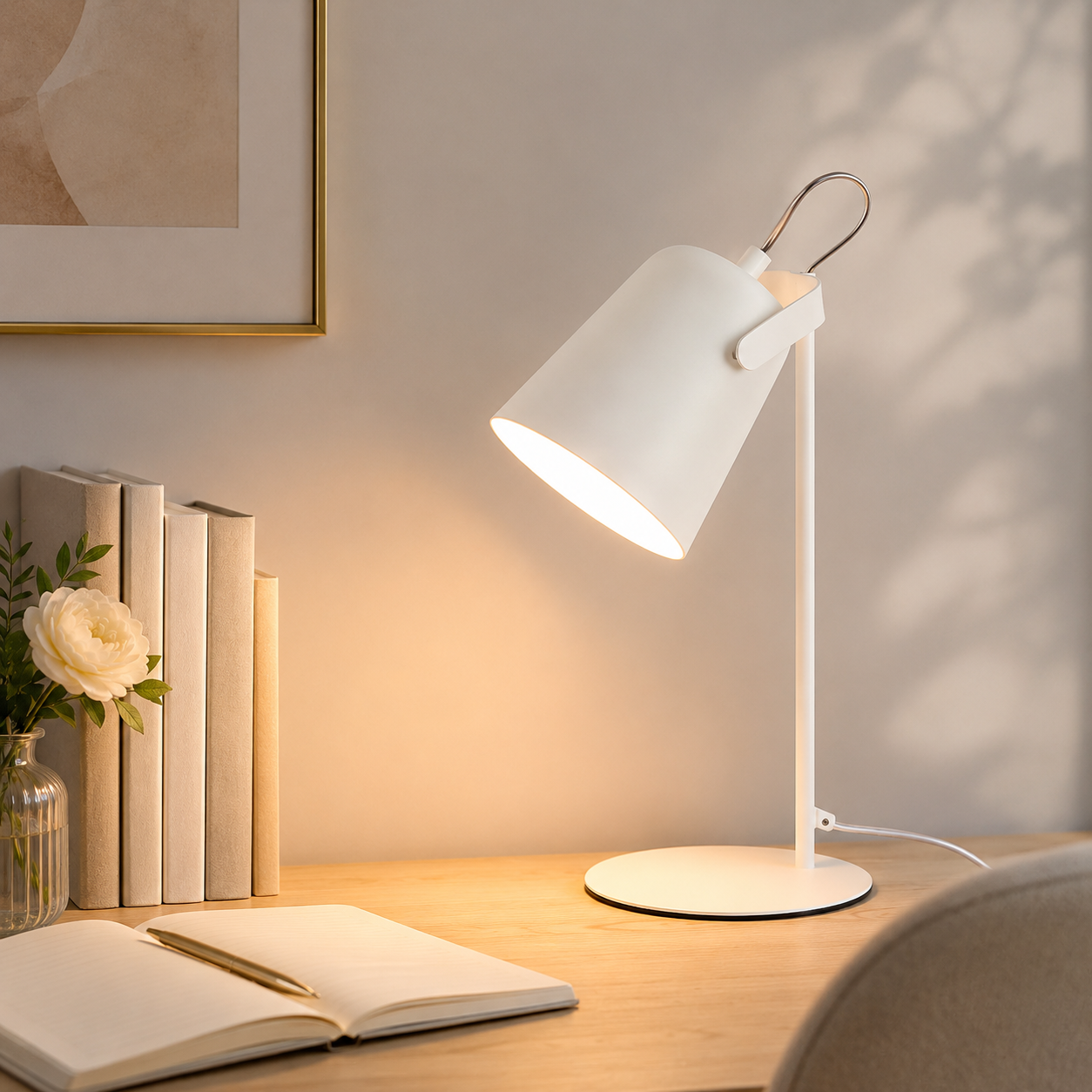 Nordic Metal Table Lamp with Bell Shade Modern Design | Cavelle