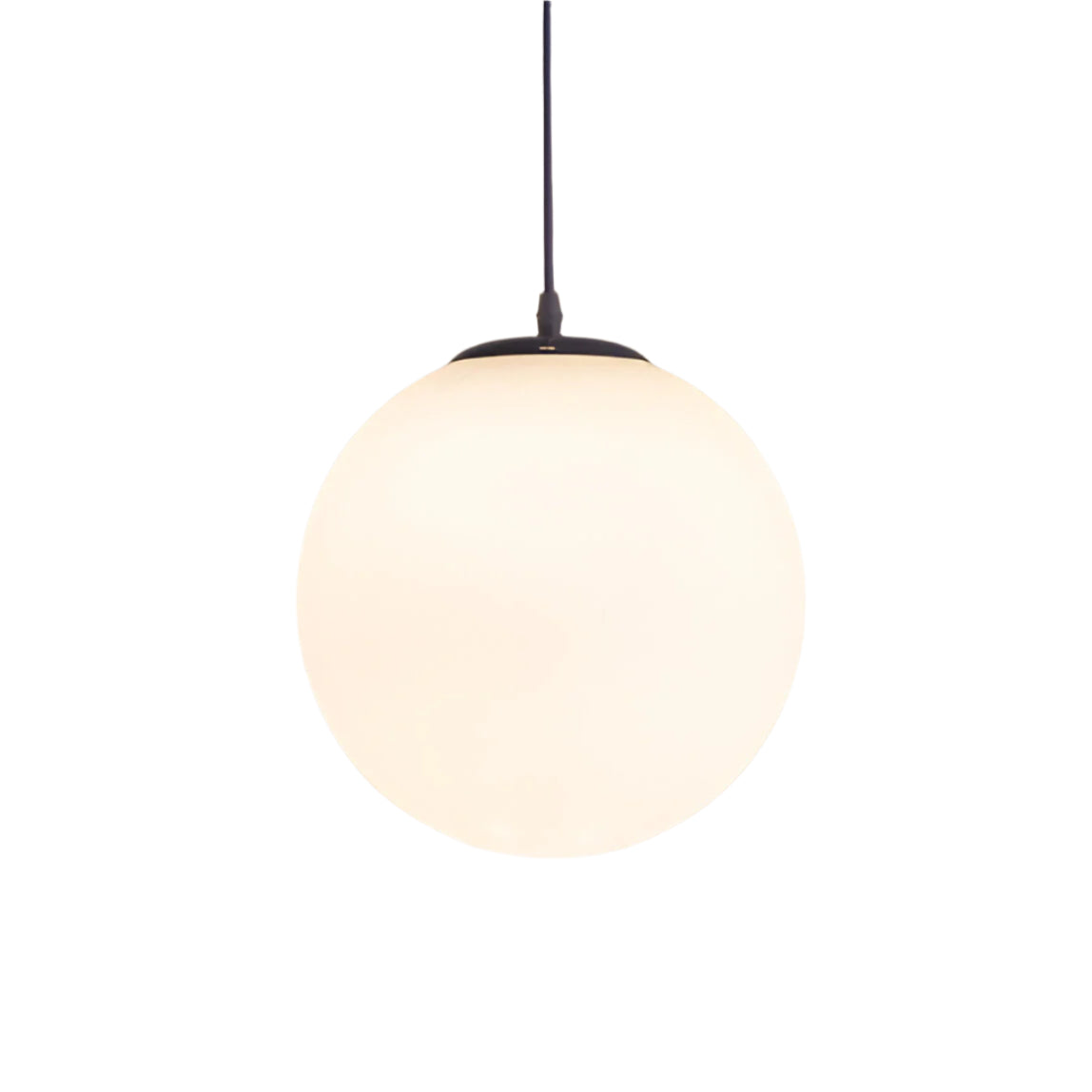 Nordic Milky Glass Pendant Light with Adjustable Cord | Tyrelix