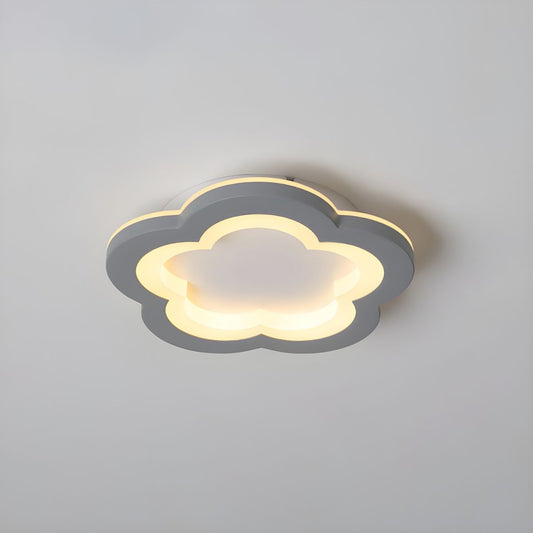 Nordic Minimal Flower Flush Mount Ceiling Light LED | Zyrella