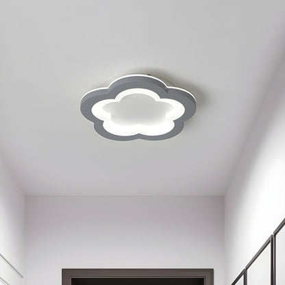 Nordic Minimal Flower Flush Mount Ceiling Light LED | Zyrella