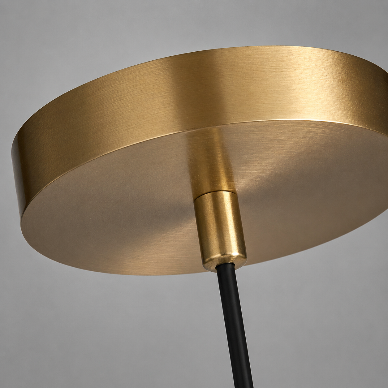 Nordic Minimalist Alabaster Pendant Light with Brass Detail | Zorelia